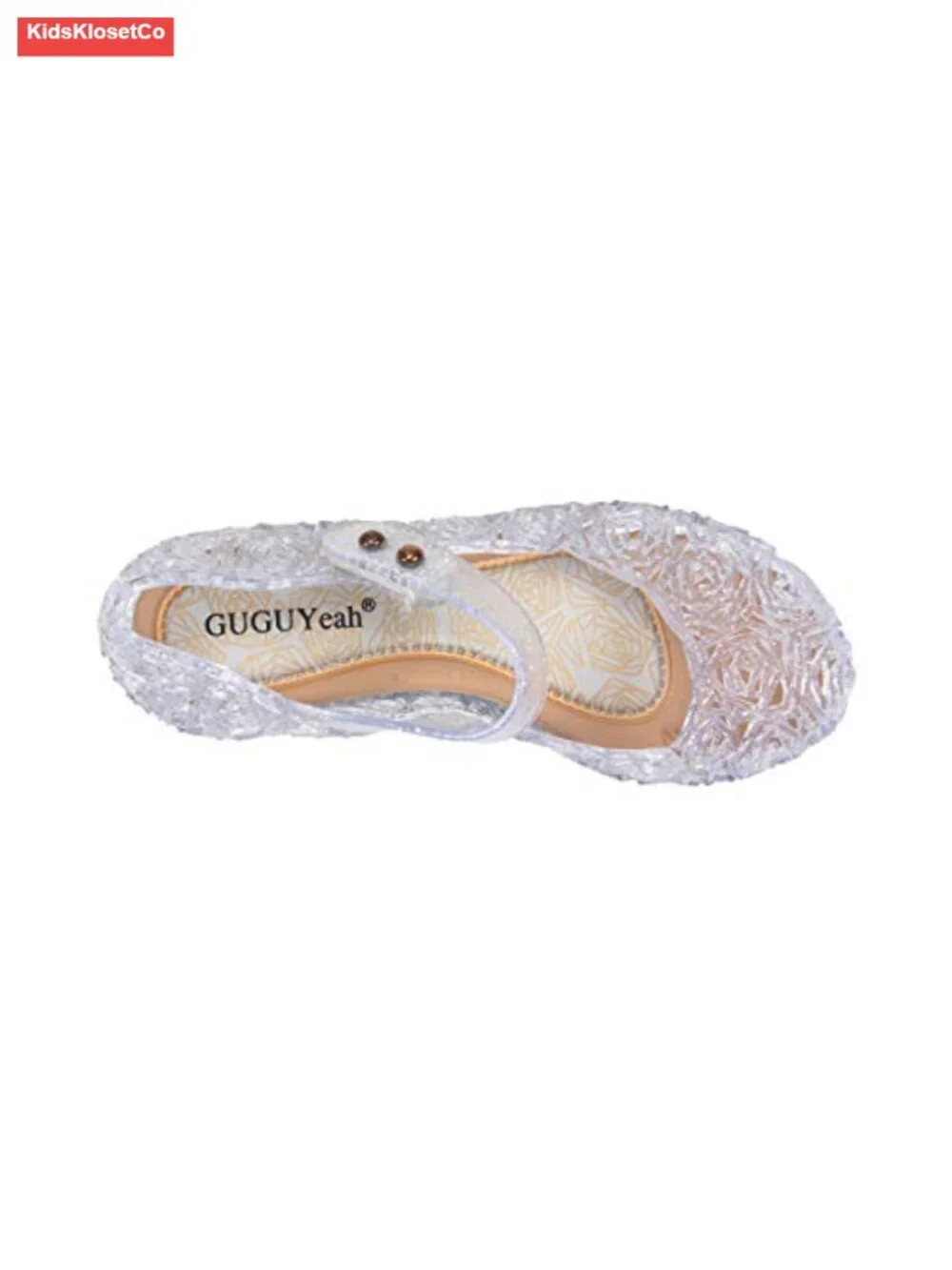 Jelly Flats Princess Mary Jane Dress Up Shoes for Little Girls